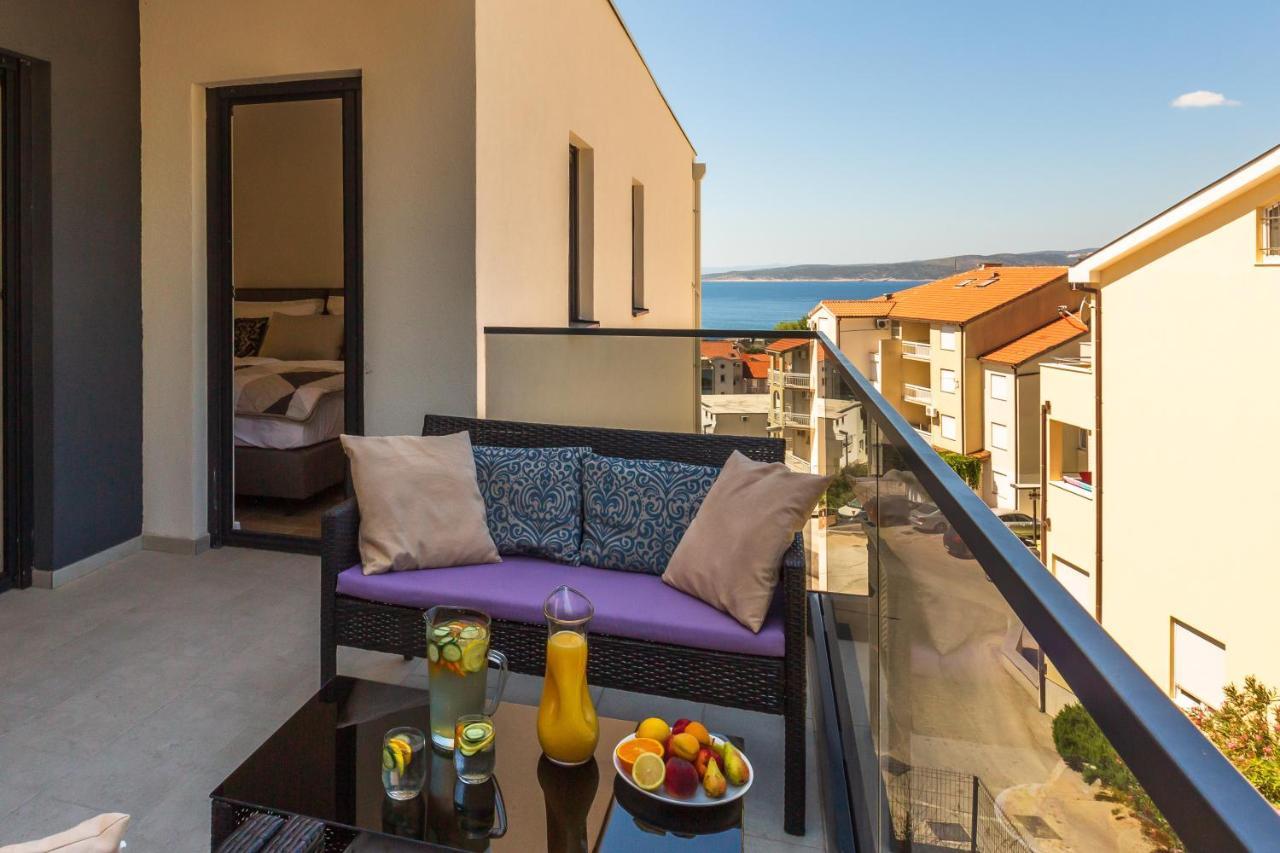 Luxury 2 Bedroom Apartment With Sea View Baska Voda Bagian luar foto