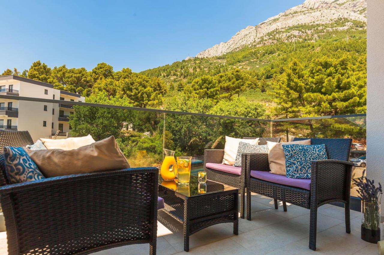 Luxury 2 Bedroom Apartment With Sea View Baska Voda Bagian luar foto