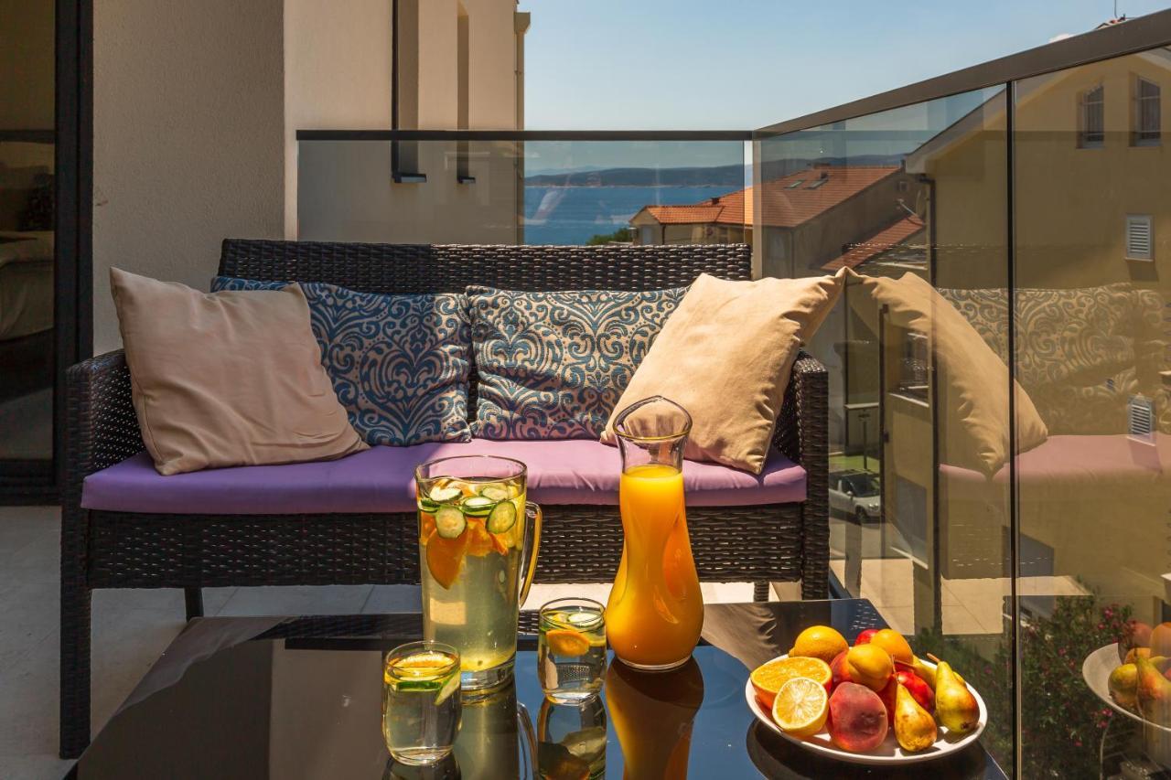 Luxury 2 Bedroom Apartment With Sea View Baska Voda Bagian luar foto